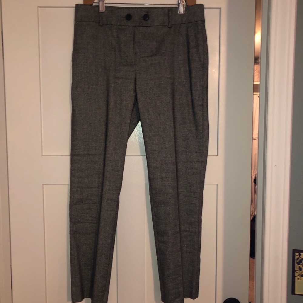 LOFT Slim Pencil Pant in Gray Multi - Size 6